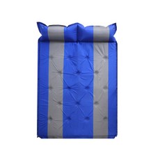 GUNU 엠보형 차박 에어쿠션매트 더블두께 190 x 130 x 3 cm, 블루, 1개