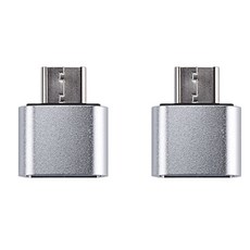 칼론 USB 3.0 미니 C타입 OTG젠더 KR-MCOTG, 실버, 2개
