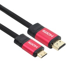 넥시 레드메탈 MINI HDMI V2.0 모니터 케이블, 1개, 3m