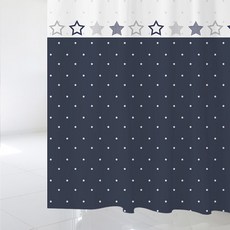 수풀 샤워 커튼 북유럽 스타일 sc445 L 1800 x 1880 mm + 스테인리스 고리, 1세트