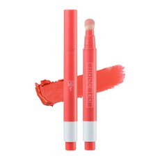 썸펜 데이트 롱 래스팅 벨벳 립 구름틴트 2ml, 리빙 코랄, 1개