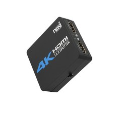 넥시 HDMI 1:2 유전원 분배기 NX-4K0102SPM NX1009, 1개