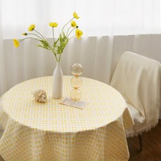 면식탁보옐로우체크
