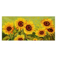 십자수해바라기도안