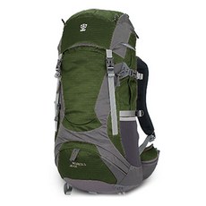 GRAT 登山背包LIEBER 45L+防水套, 深綠色, 45L