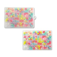 블루마토 직사각형 비즈5 + 24칸 플라스틱 케이스 190 x 130 mm, 20종, 2세트
