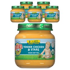 EARTH'S BEST 9個月以上孩童副食品, 雞肉口味, 6罐