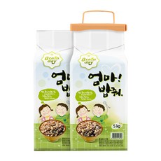 엄마밥줘 25곡 슈퍼푸드 혼합곡 + 핸들락, 5kg, 2개