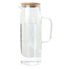 티도요 내열유리 뚜껑 물병, 혼합색상, 1500ml, 1개