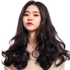 웨이브 붙임머리 5p, 네츄럴블랙, 1세트
