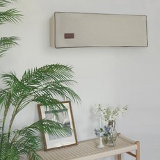 바자르 모노멜란지 벽걸이 에어컨 커버 B형, 연브라운