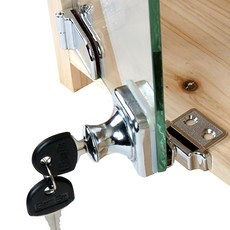 유리장잠금장치