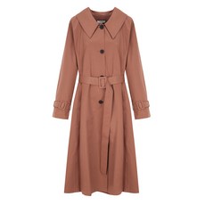 티렌 빅카라 싱글 트렌치코트 L203PWY803