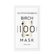 듀이트리 100마스크팩 자작나무, 1개입, 1개