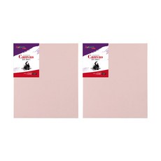 아트메이트 캔버스 컬러 F형 핑크 2p, 면천