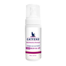 캣펜드 더모풋 무스 반려동물 샴푸, 150ml, 1개