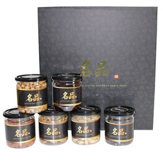 늘봄식품 견과 명품 3호 + 쇼핑백 선물세트, 1세트