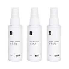 생활공작소 손 소독제, 55ml, 3개