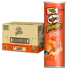 켈로그 프링글스 크리미 쉬림프, 110g, 12개