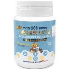 뽀로로 펫 강아지 리얼 프로바이오틱스 40g, 유산균, 1개