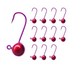 캣츠크로우 마이크로 라이트 지그헤드 레드 310 12p, 1개