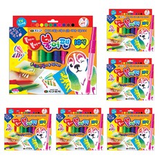 Jigu Color Pencil 吹吹筆, 10 種顏色, 6個