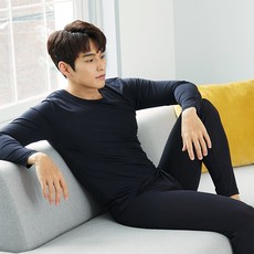 BYC 남성용 실크스킨 플렉서블 내복 하의 타이즈