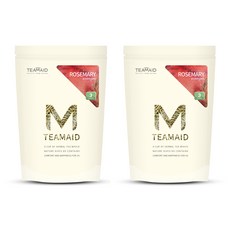 티메이드 로즈마리 허브차 리필백, 80g, 2개