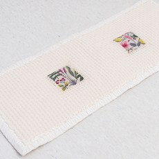 누리홈 와플 주방매트, 아이보리