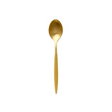 CASA MUUTTI 霧面金甜品匙, Gold Mustard, 1支