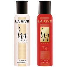 라리브 퍼퓸 데오드란트 인우먼 150ml + 레드 150ml, 1세트