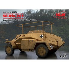 ICM 48194 1/48 Sd.Kfz.261 德國無線電通訊車塑料模型, 1個