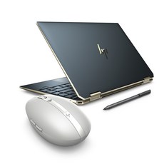 HP 스펙터 x360 13 포세이돈블루 컨버터블 노트북 aw0215TU (i7-1065G7 33.78cm WIN10 Home) + 스펙터 마우스 700 Natural Silver, 윈도우 포함, 1TB, 16GB