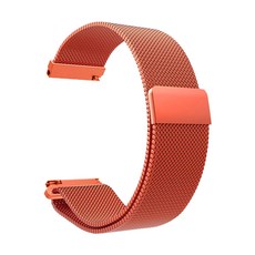 스페이스쉴드 갤럭시 워치 마그네틱 메탈 스트랩 20mm (41mm/42mm 호환 가능), 오렌지, 1개