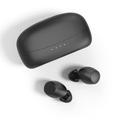 루닉스 에그 블루투스 무선 이어폰, 블랙