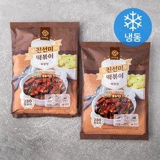 마이비밀 진선미 떡볶이 짜장맛 (냉동), 466g, 2개