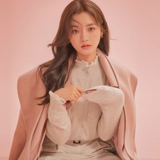 로엠 여성용 베이직 라쿤 믹스 가디건