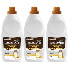 컨센서스 고농축 섬유유연제 베이비로션 본품, 1L, 3개