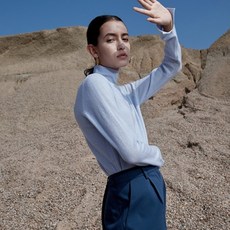 퓨어캐시미어뉴욕 여성용 Cashmere 100 Simple Highneck Sweater
