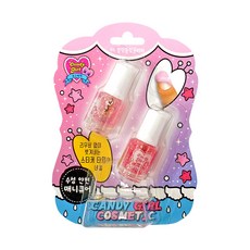 Candygirl 수성 안전 톡톡 튀는 사랑스러운 어린이 네일 컬러, 06블링블링글리터, 1개