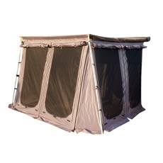 알래스카블랙 차량용 사이드 어닝룸 텐트 250 x 250 cm, 혼합색상