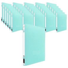 인디오피스 베스트 라벨 클리어화일 A4 40매, 민트, 40개