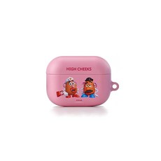 하이칙스 MR and Mrs Potato Airpod Case Pro, 단일색상, Pink