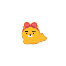 카카오프렌즈 전신형 휴대폰 그립톡, 리본라이언, 1개