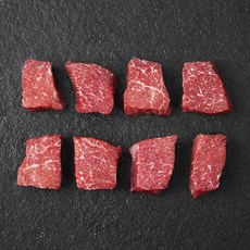 본앤브레드 한우 우둔 큐브 1++(9)등급 (냉장), 300g, 1팩