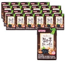 삼육두유 검은콩 호두와 아몬드 두유, 140ml, 24개