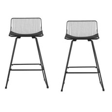 베스트리빙 핀펜슬 바의자 500 x 510 x 820 mm DV-24A-P4 2p, 블랙