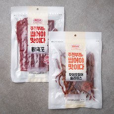 리프레쉬 오징어 슬라이스 100g + 왕육포 90g, 1세트