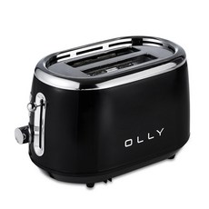 OLLY 전기 토스터기 블랙, OLT03B