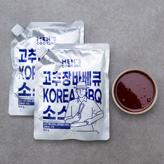 맨즈쿠킹 고추장바베큐 소스, 500g, 2개